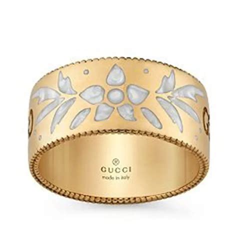 gucci enamel icon blooms ring|Gucci Fashion Rings .